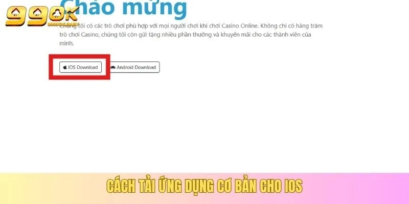 Cách tải ứng dụng cơ bản cho IOS