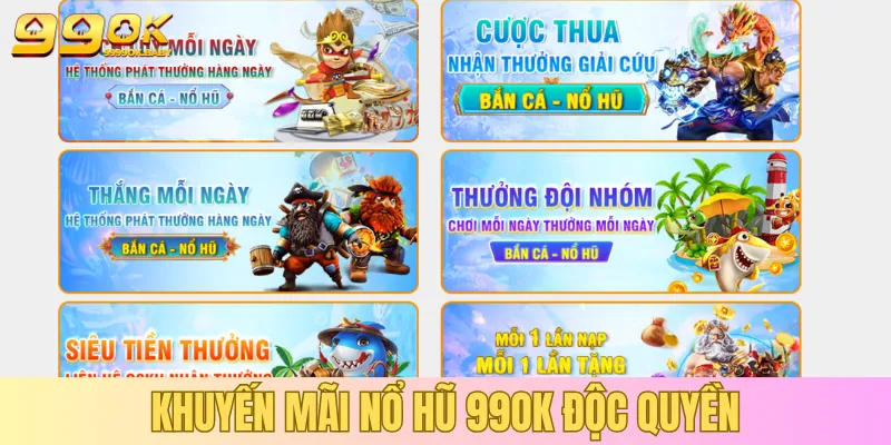 Nhận thưởng ưu đãi, quà tặng nổ hũ cực mê