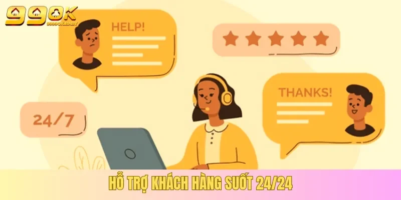 Nhà cái sở hữu một đội ngũ trực tư vấn suốt ngày lẫn đêm