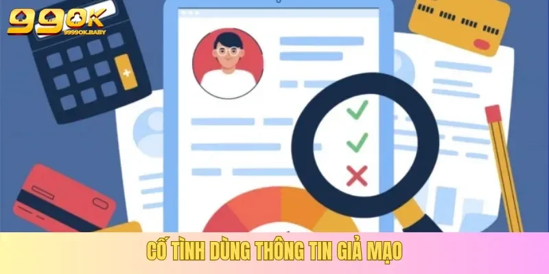 Tay cược khai báo gian thông tin thương hiệu miễn trừ trách nhiệm